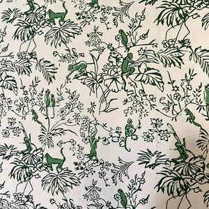 roller rabbit green monkeys wallpaper